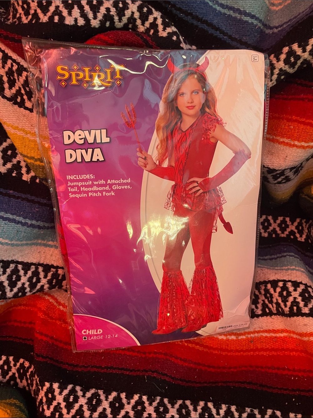 Spirit Devil Diva Kids Costume - Red